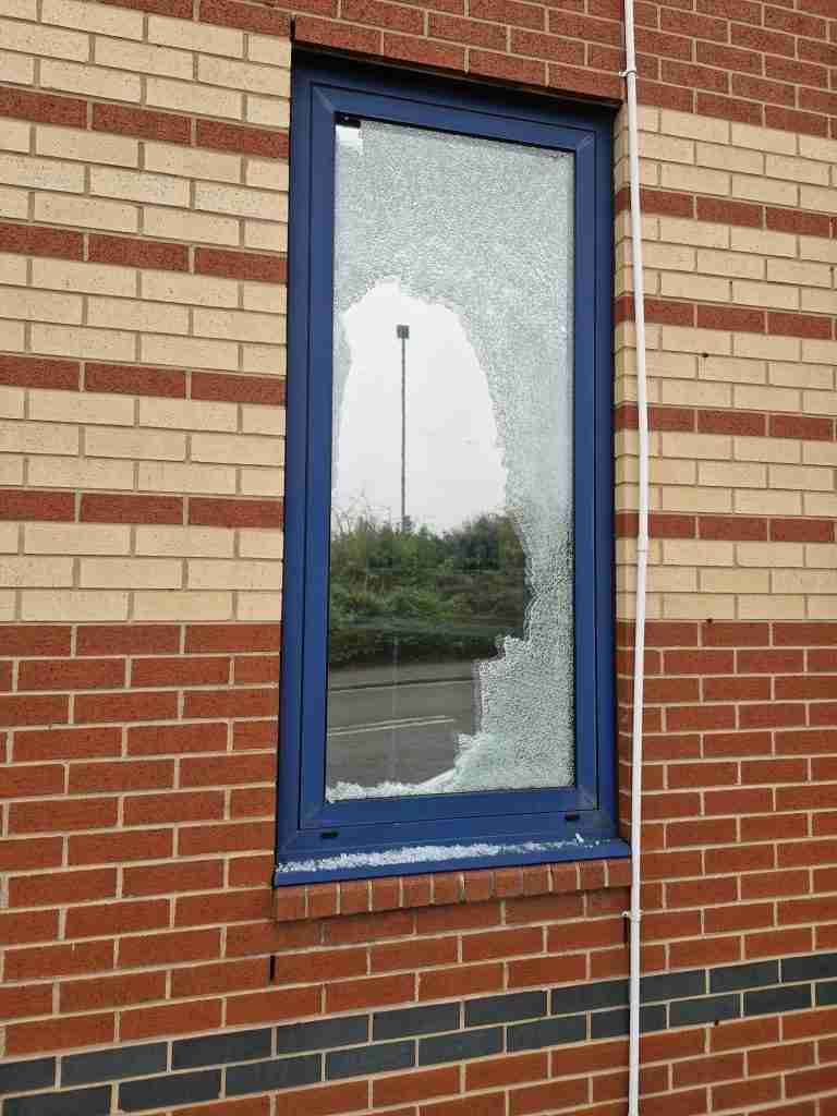 Damaged Window