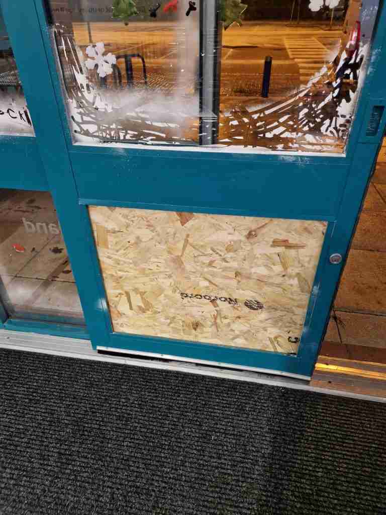 Boarded Door