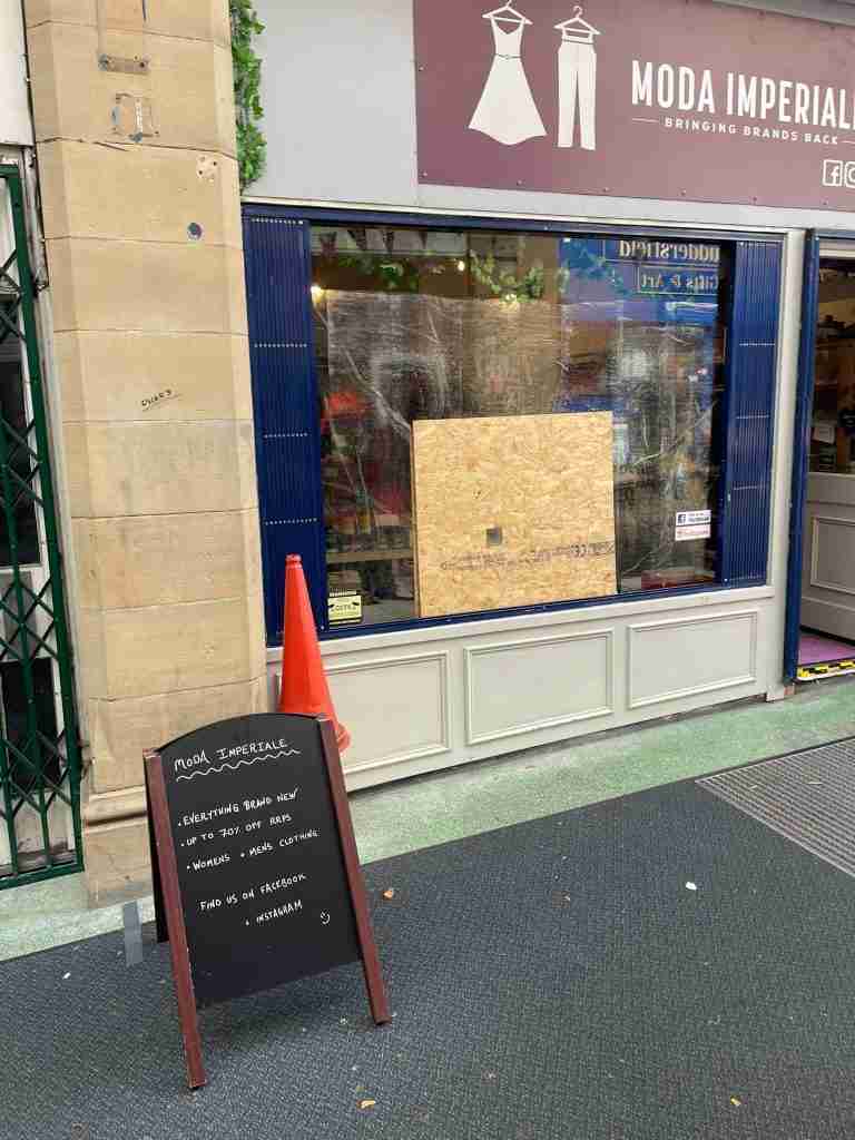 Commercial Shop Boarded Up